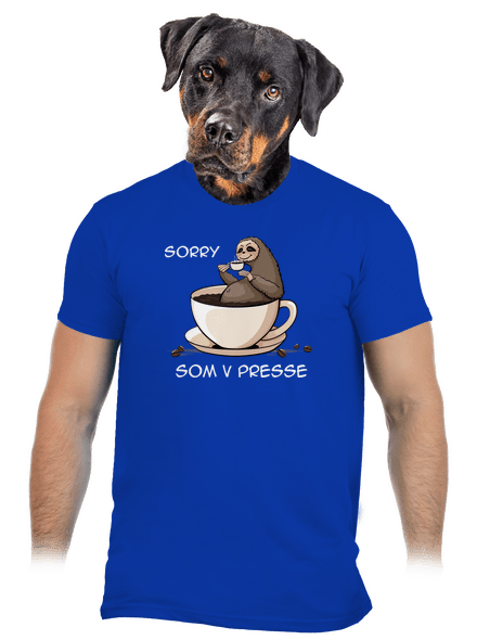 V presse pánske tričko Royal Blue