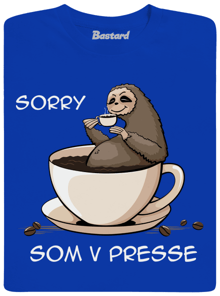 V presse pánske tričko Royal Blue