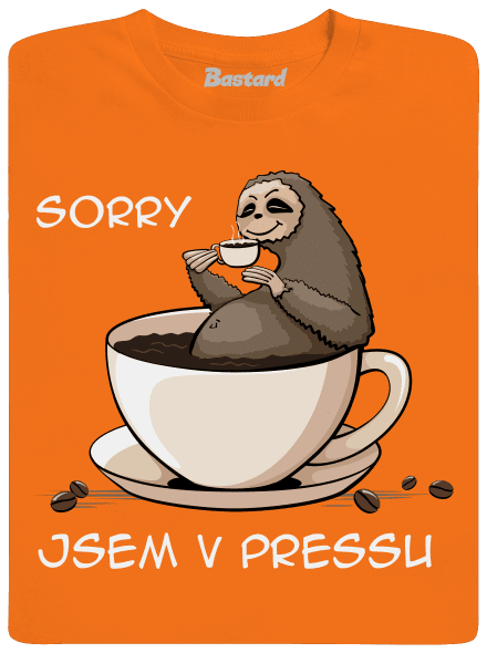 V pressu pánske tričko Orange