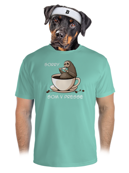 V presse pánske športové tričko Mint Mal