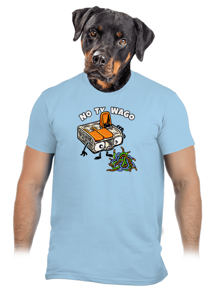 Wago svorka pánske tričko Sky Blue
