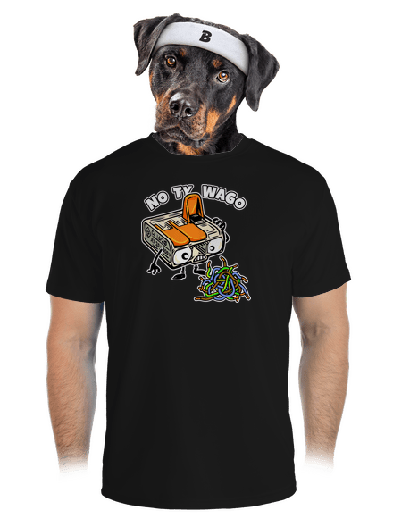 Wago svorka pánske športové tričko Black