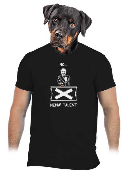 Cimrman: Nemá talent pánske tričko Black