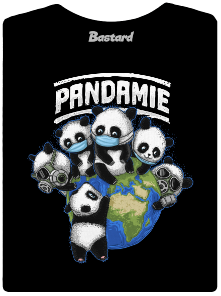 Pandamie dámske tričko  Black