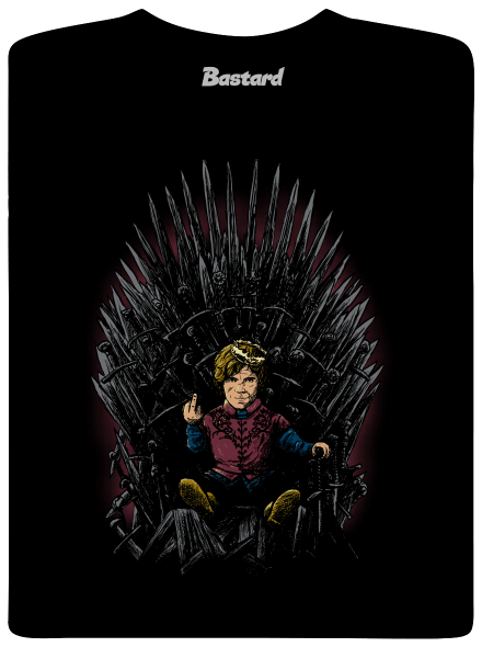 Tyrion na tróne pánske tričko  Black