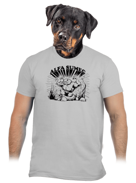 Alfasumec pánske tričko Pacific Grey
