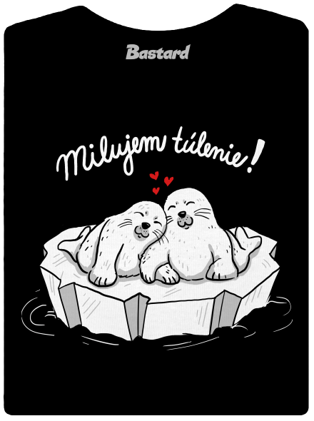 Milujem túlenie dámske tričko Black