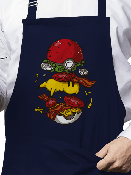 Pokémon burger zástera Navy