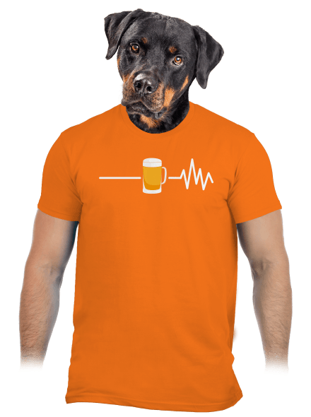 Beer help pánske tričko Orange