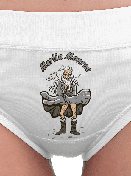 Merlin Monroe dámske nohavičky White
