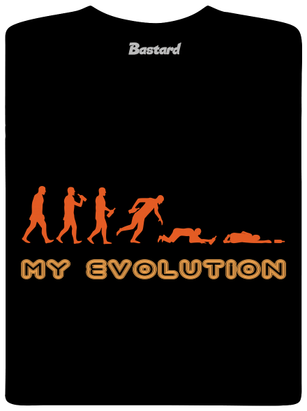 My evolution pánske tričko  Black