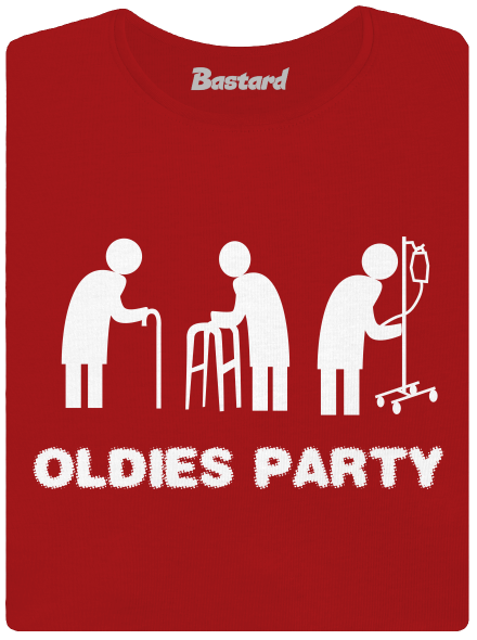 Oldies party dámske tričko Red Mal