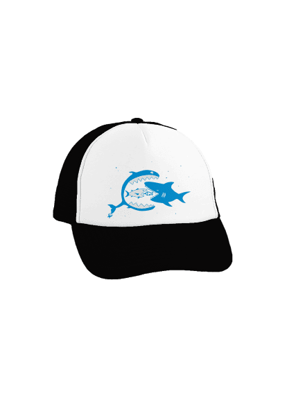 Rybky šiltovka Black cap