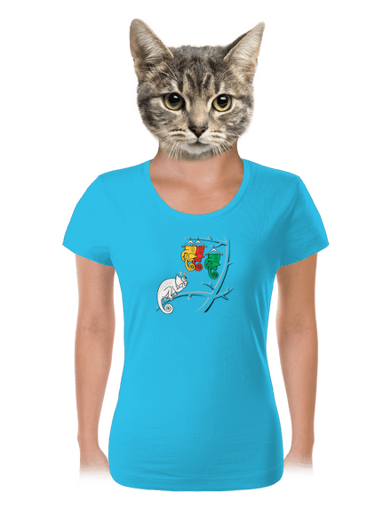Ťažká voľba dámske tričko Blue Atol