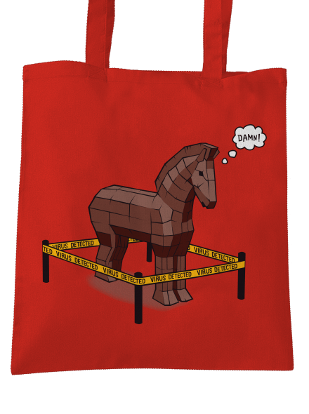 Trójsky kôň taška  Bright Red