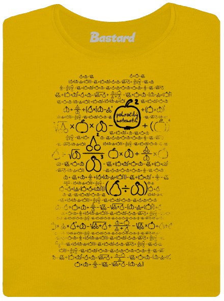 Matematik dámske tričko Yellow