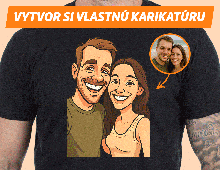 Karikatura z vlastní fotky SK