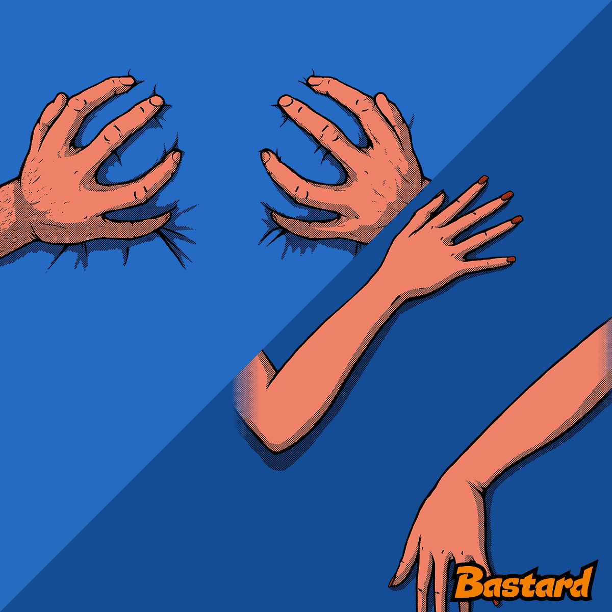 Ručky šmátralky potisk