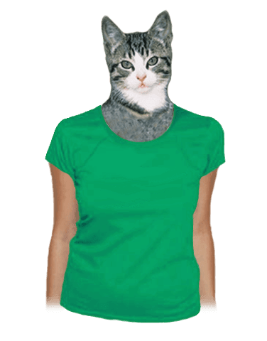 Dámske tričko raglánové zelené