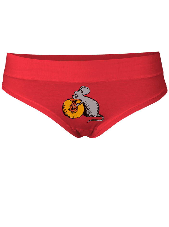 Broskynka - červené nohavičky