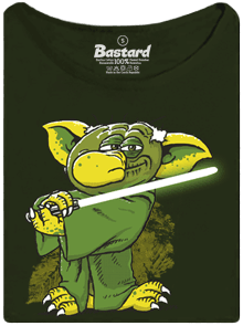 Yoda v rákosí dámske tričko