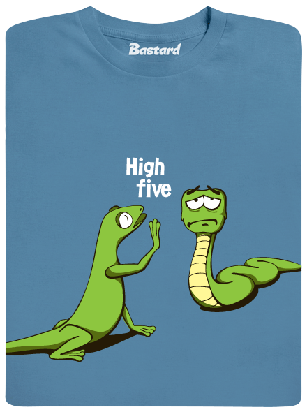 High Five modré pánske tričko