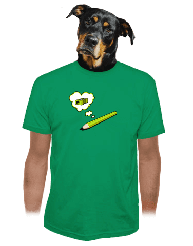 Ceruzka zelené pánske tričko