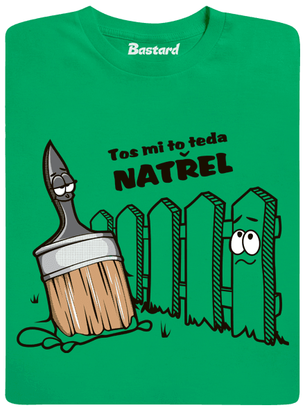 Tos mi to natřel pánske tričko