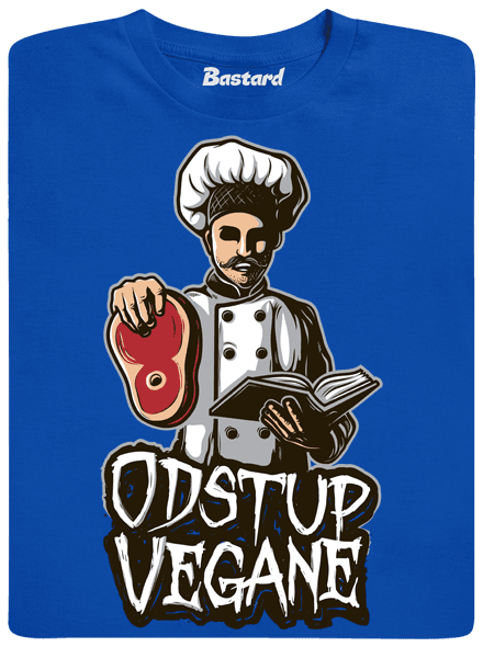 Odstup vegane modré pánske tričko