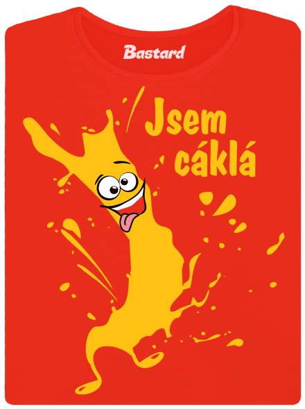 Cáklá červené dámske tričko