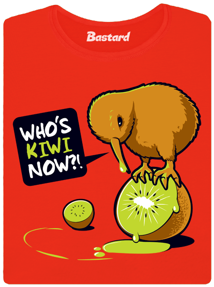 Kiwi červené dámske tričko