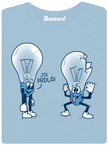 Prdlá modré dámske BIO tričko