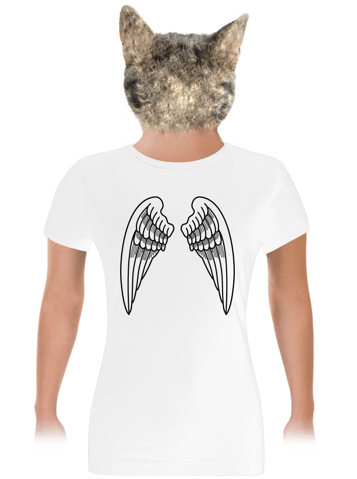 Krídla biele dámske tričko 