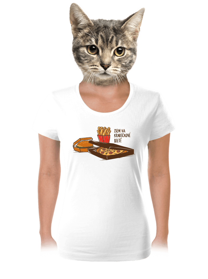 Krabičková dieta dámske tričko
