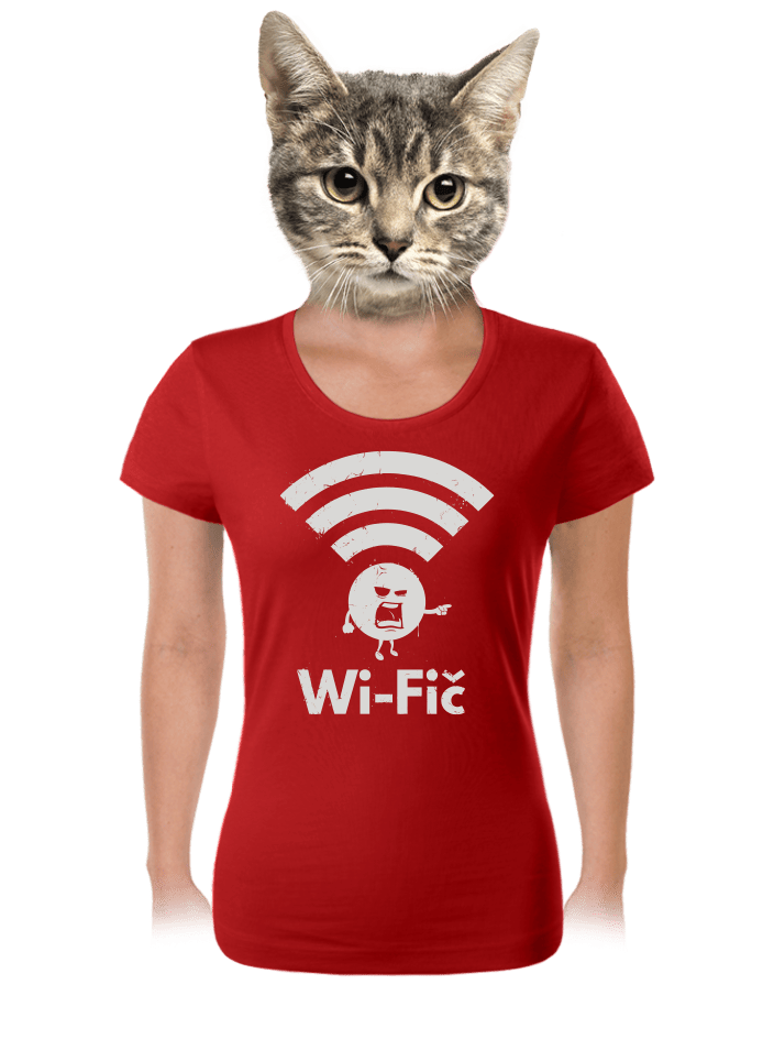 Wifič dámske tričko 