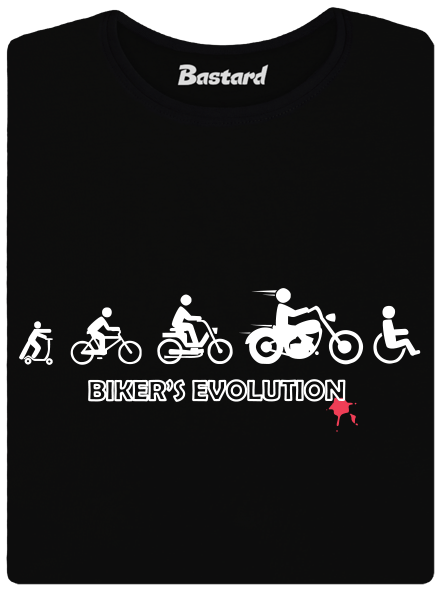 Bikers evolution dámske tričko