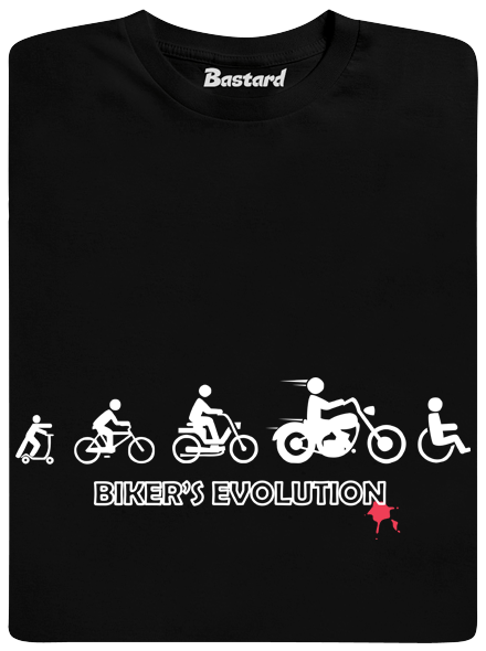 Bikers evolution pánske tričko