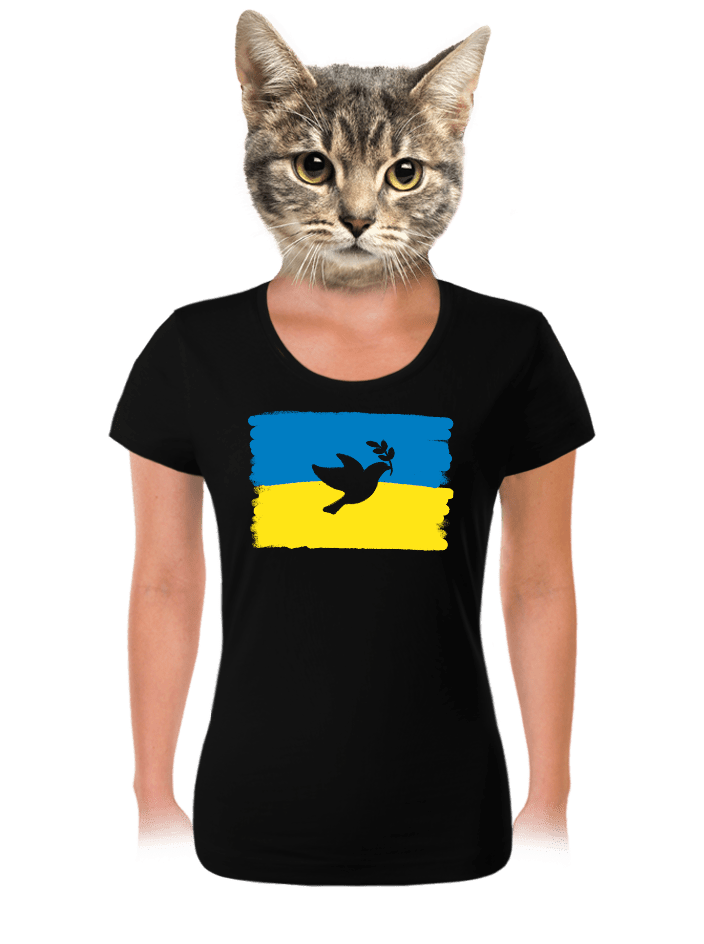 Ukrajina - Holubice dámske tričko