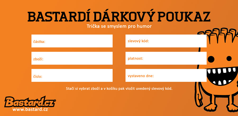 Dárkový poukaz - zboží za 101 €