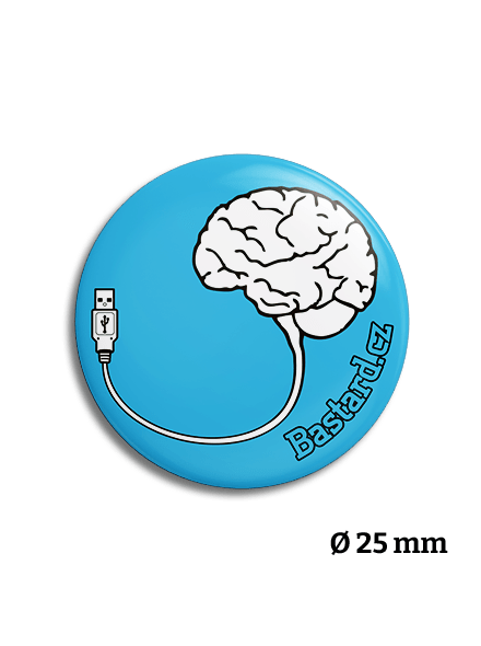 Placka USB mozog