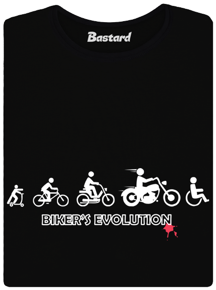 Bikers evolution dámske tričko