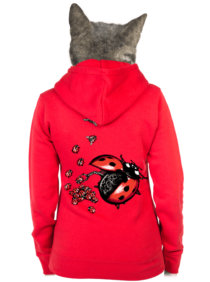 Ladybird červená dámska mikina