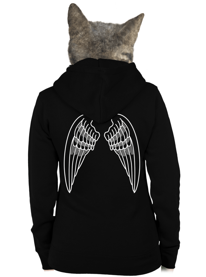 Krídla dámska mikina – chrbát
