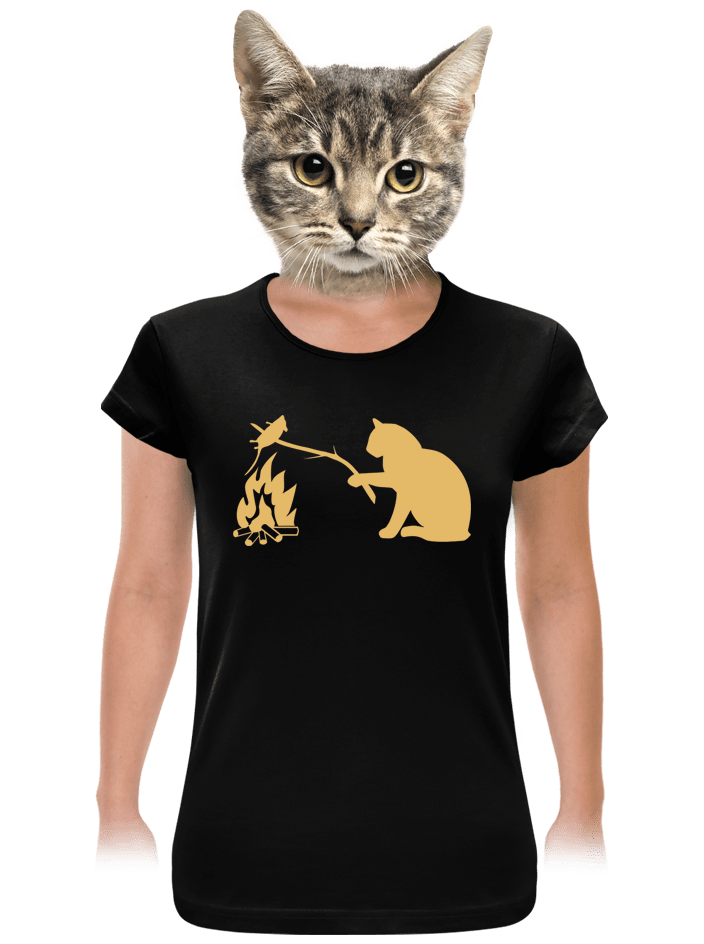 Mačka a myš dámske tričko